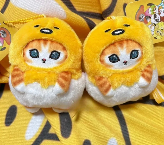 Halloween Collection Amine Mofusand Plush Doll Toys Keychain pumpkin Gudetama Shark Cat Soft Doll Bag Pendant Stuffed Plushie