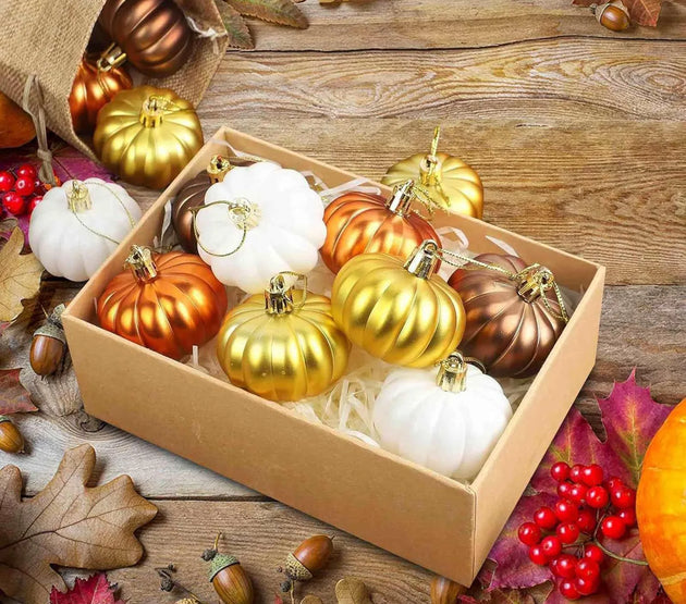 Halloween Pumpkin Pendant Christmas Ball Decoration Pendant Printed Colored Ball Holiday Decoration Halloween Indoor Decor