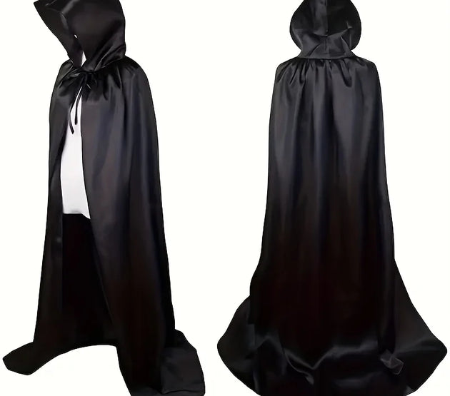 Hooded Halloween Christmas Cloak Costume, Party Reaper Demon Witch Halloween Party Costume