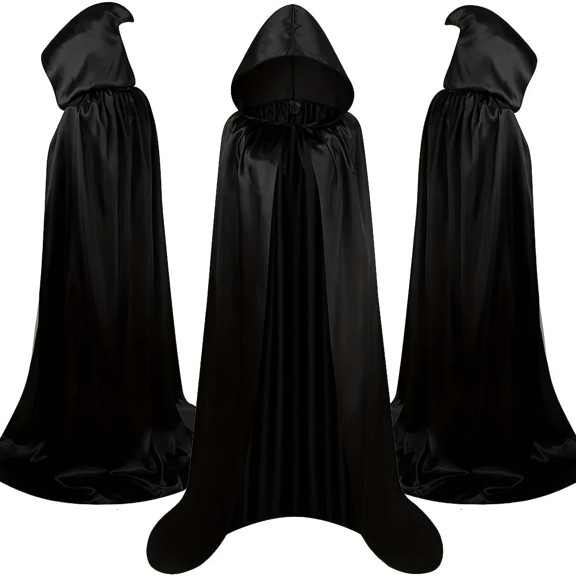 Hooded Halloween Christmas Cloak Costume, Party Reaper Demon Witch Halloween Party Costume