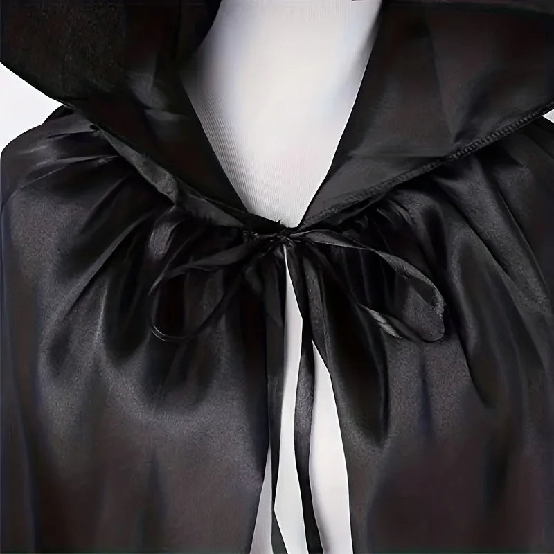 Hooded Halloween Christmas Cloak Costume, Party Reaper Demon Witch Halloween Party Costume