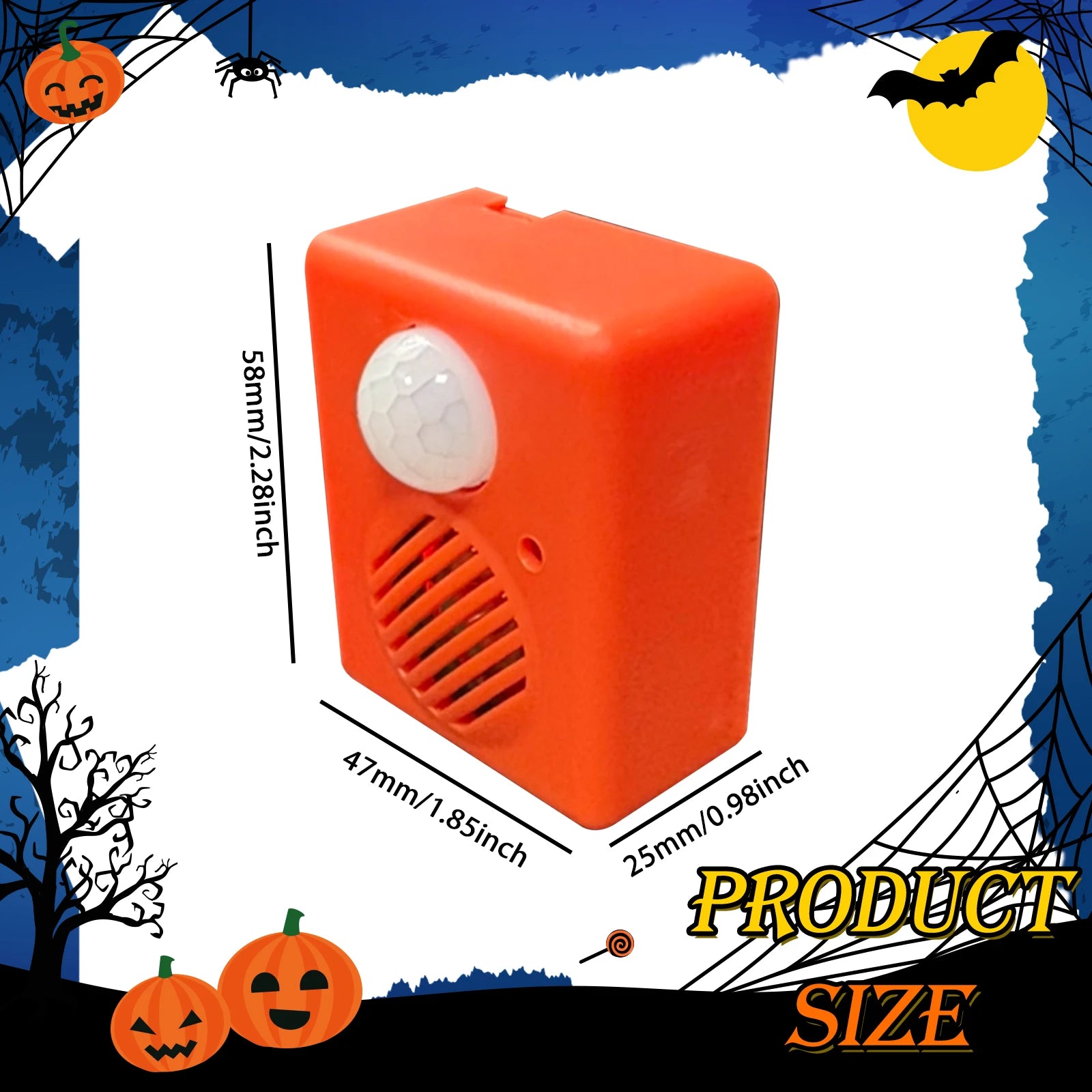 Halloween Sound Player with Spooky Sound Effects Wireless Bluetooth Horror Speaker Box for Halloween Scary Scream Noise Maker