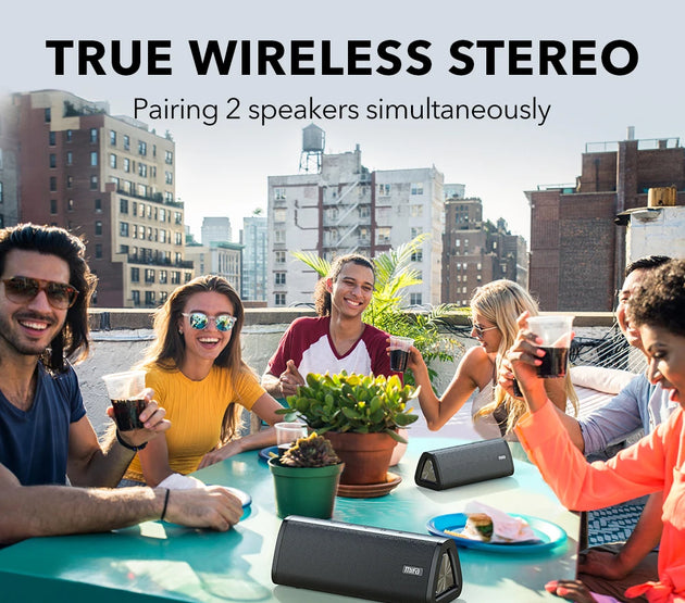 mifa A10+ Portable bluetooth speaker 360° Stereo Sound 20W  IPX7 waterproof wireless bluetooth 5.0 speaker 24-Hour Play time