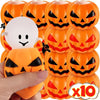 1/10Pcs Pumpkin Head Stress Ball Cute Decompression Ghost Relieve Stress Toys Creative Children's Toys Halloween Party Decor
