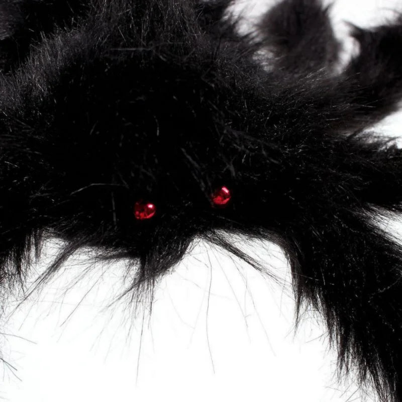 Halloween Decorations Large Hairy Spider Halloween Decor Outside Huge Fake Spider Props for Yard Lawn Haunted Houses Decoration