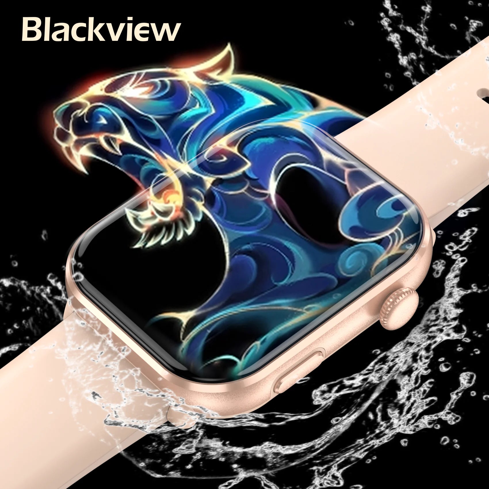 IOWODO 2025 New Bluetooth Smartwatch 1.96'' AMOLED HD Display Men Women Smart Watches Health Monitoring Sport Fitness Watch ﻿