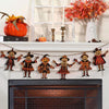 2d Halloween Wooden Hanging Ornaments Retro Pumpkin Ghost Horror Bunting Decoration Festival Spooky Atmosphere Props