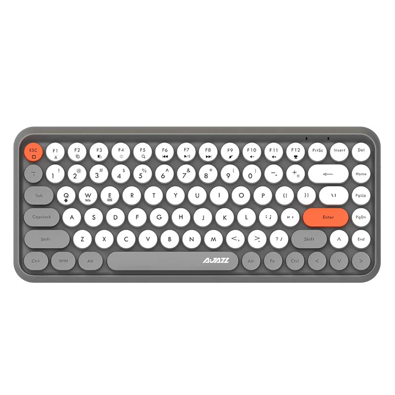 AJAZZ 308i Wireless Keyboard Bluetooth Silent Mouse for Laptop, Mobile Phone, iPad, Tablet Computer, Cute for Office Use