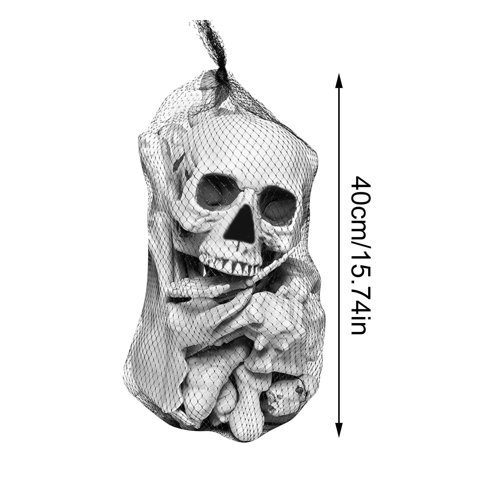 Human Anatomy Skeleton Party Decor - Life-Size Gothic Educational Display for Halloween Classrooms, Haunted Labs