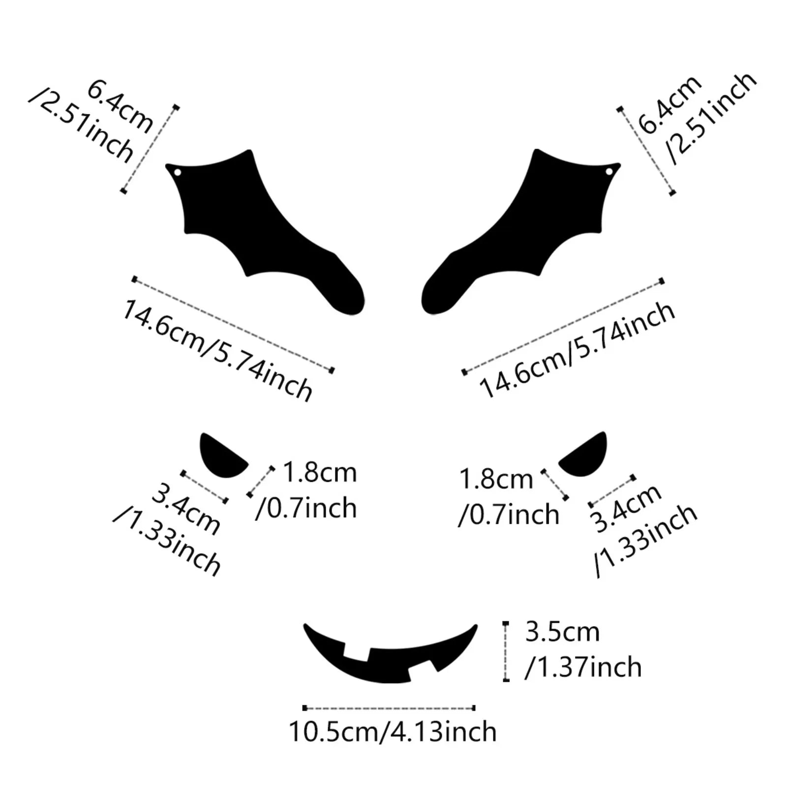 Halloween Decoration Ironware Bats Plugin Can Be Inserted Inside The Halloween Party Spooky Dressup Plugin Halloween Decoration
