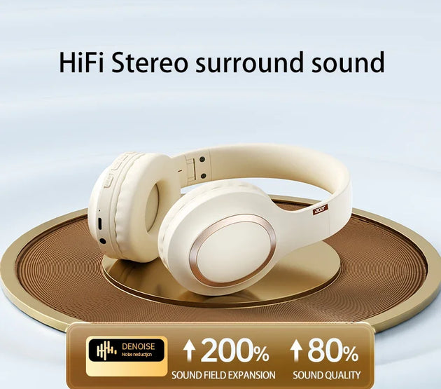 Acer Wireless Headphone Noise Canceling Hi-Res Spatial Audio Earphone with LDAC Bluetooth 5.3 Over Ear Headset OHR300
