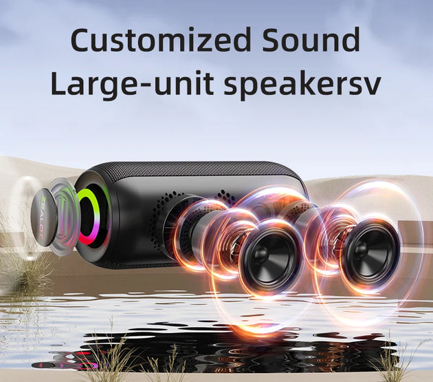 ZEALOT Original S32MAX Wireless Bluetooth Speaker Portable IPX5 Waterproof Outdoor Stereo Bass Music Track Speaker