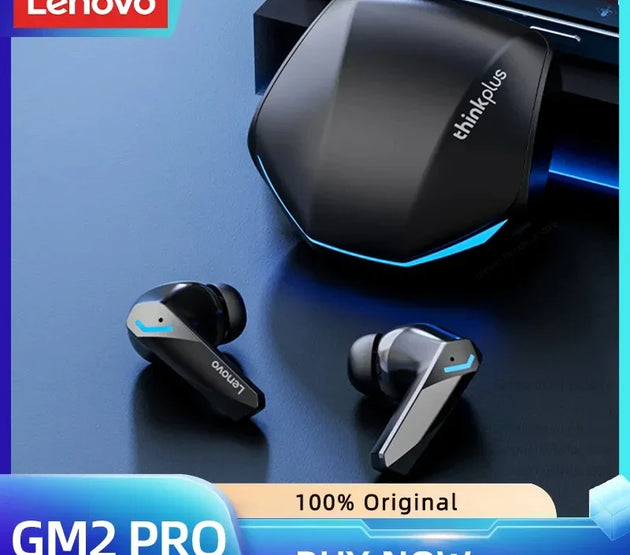 Ship From US Lenovo GM2 Pro Bluetooth Earphones Gaming Headset Low Latency Music Dual Mode Headphones with Mic HD Call Earbuds