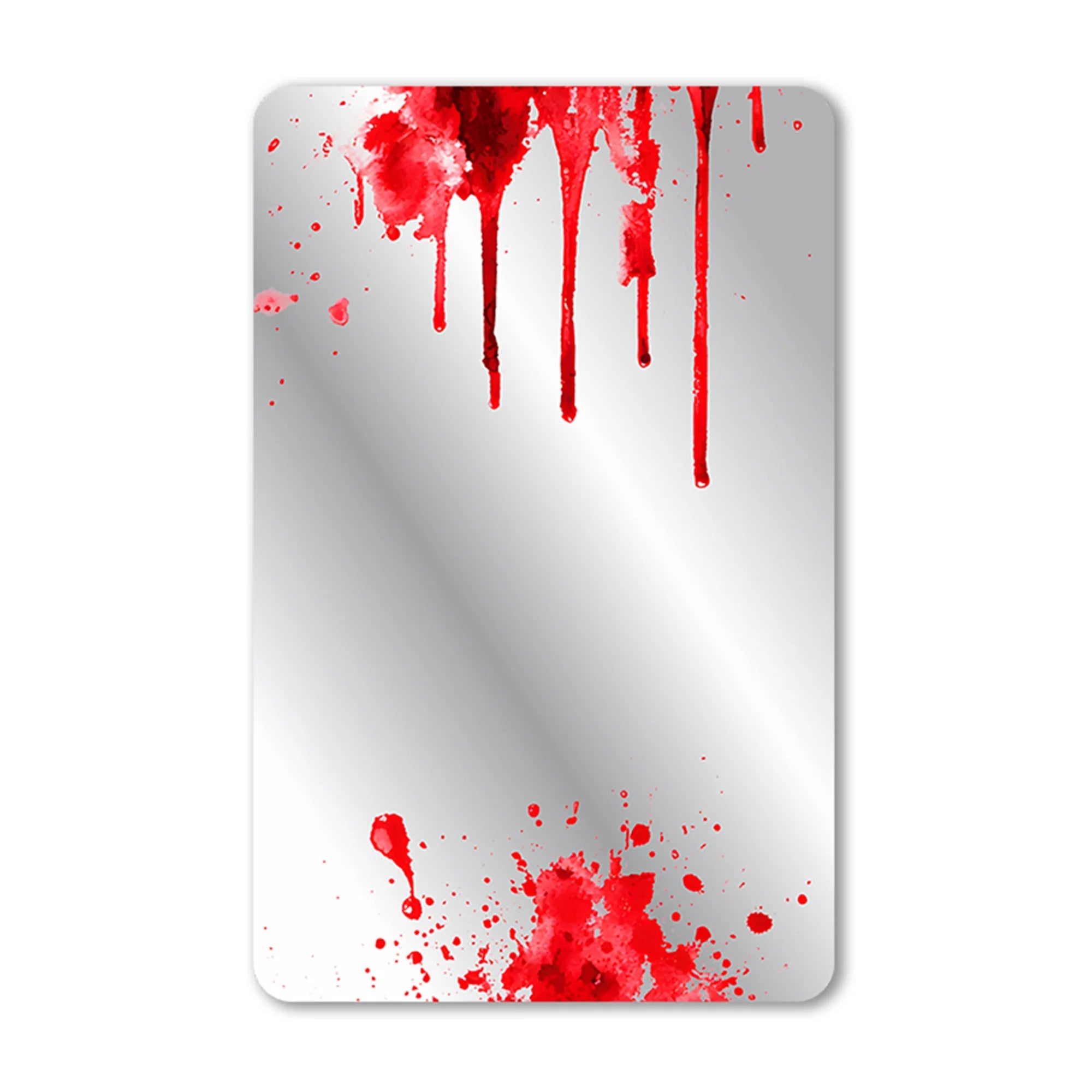 Halloween Decorations Wall Decals Scary Zombie Handprint Footprint Mirror Sticker Set for Party Supplies and Haunted House