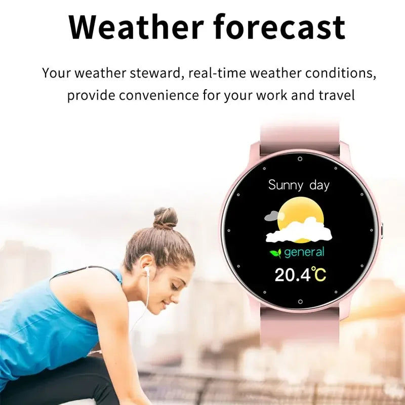 LIGE 2025 Smart Watch Women Men Lady Gift Sport Fitness Watches Heart Rate Monitor Waterproof Smartwatch For Xiaomi Android IOS