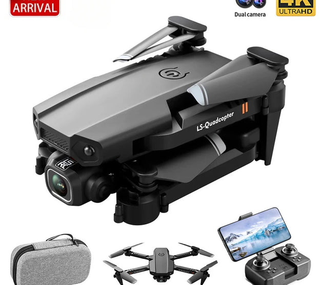 2024 New XT6 Mini Drone 4K 1080P HD Camera WiFi Fpv Air Pressure Altitude Hold Foldable Quadcopter RC Dron Kid Toy Boys GIfts
