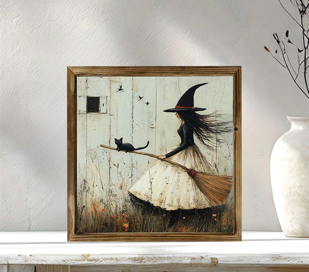 Halloween Wooden Signs Pumpkin Ghost Bat Pattern Picture Photo Frame Table Decor Party Supplies and Decorations