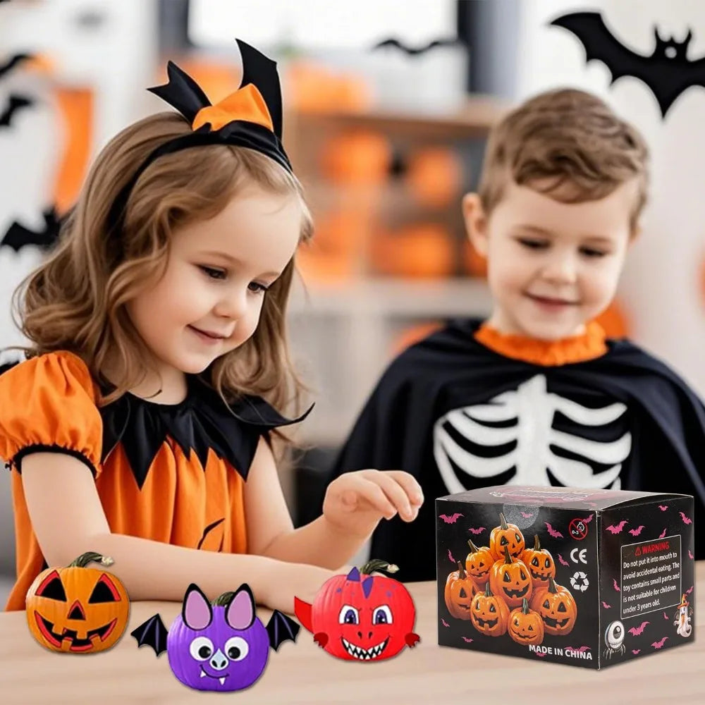 Halloween Pumpkin Air Dry Clay,Halloween Pumpkin DIY Crafts Kit, Arts and Craft Party Supplies,Creative Air Dry Clay Modeling In
