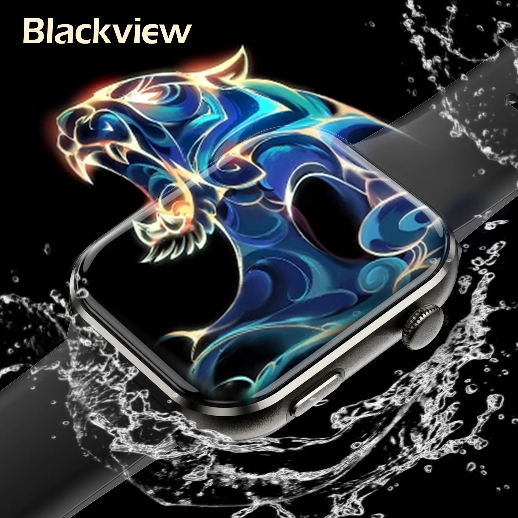 IOWODO 2025 New Bluetooth Smartwatch 1.96'' AMOLED HD Display Men Women Smart Watches Health Monitoring Sport Fitness Watch ﻿
