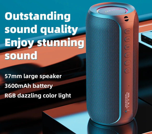ZEALOT Original S32MAX Wireless Bluetooth Speaker Portable IPX5 Waterproof Outdoor Stereo Bass Music Track Speaker
