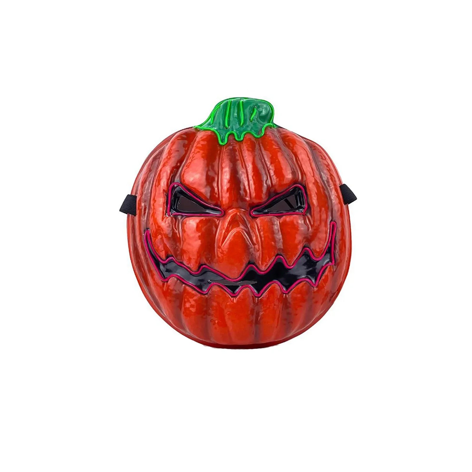 Halloween Funny Pumpkin Head Mask Led Luminous Horror Scary Mask Festival Role Play School Carnival Party Masquerade Full Face