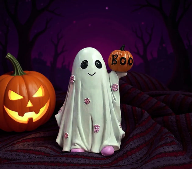 2025 New Light Luxury Style Home Living Room Resin Crafts Halloween Decorations Cute Desktop Ornaments Halloween Decoration