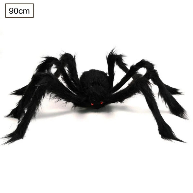 Halloween Decorations Large Hairy Spider Halloween Decor Outside Huge Fake Spider Props for Yard Lawn Haunted Houses Decoration