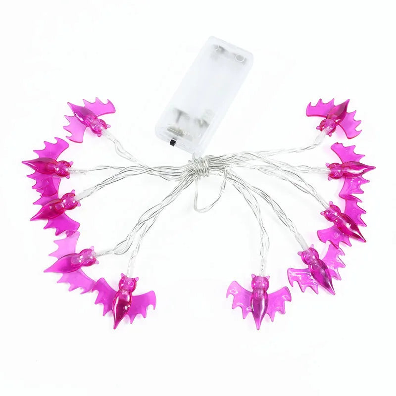 1.5M 10LED Halloween Pumpkin Lamp Skeletons Lights String Happy Halloween Decoration For Home Bar Halloween Party Decor Props