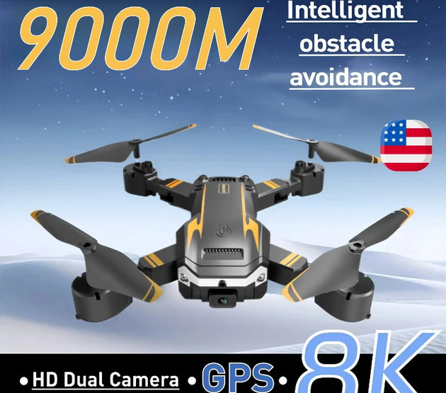 QJ S6/G6 GPS Drone 4K HD Camera Foldable Quadcopter RC Helicopter FPV WIFI Obstacle Avoidance Professional Drone Toy