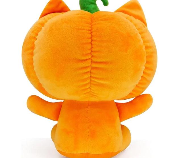 Cute Halloween Pumpkin Head Plush Toy - Glow-in-The-Dark Super Soft Pumpkin Doll for Halloween Decoration and Gift