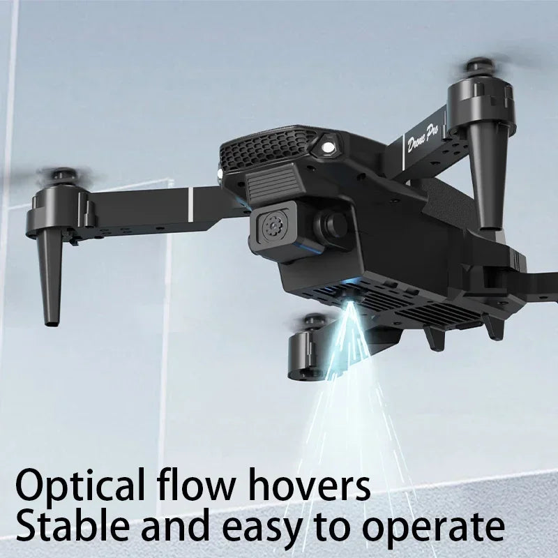 2025 E88 Pro Mini Drone with Screen Control 4K Dual Camera Optical Flow Positioning LED Lighting Remote Control Aircraft