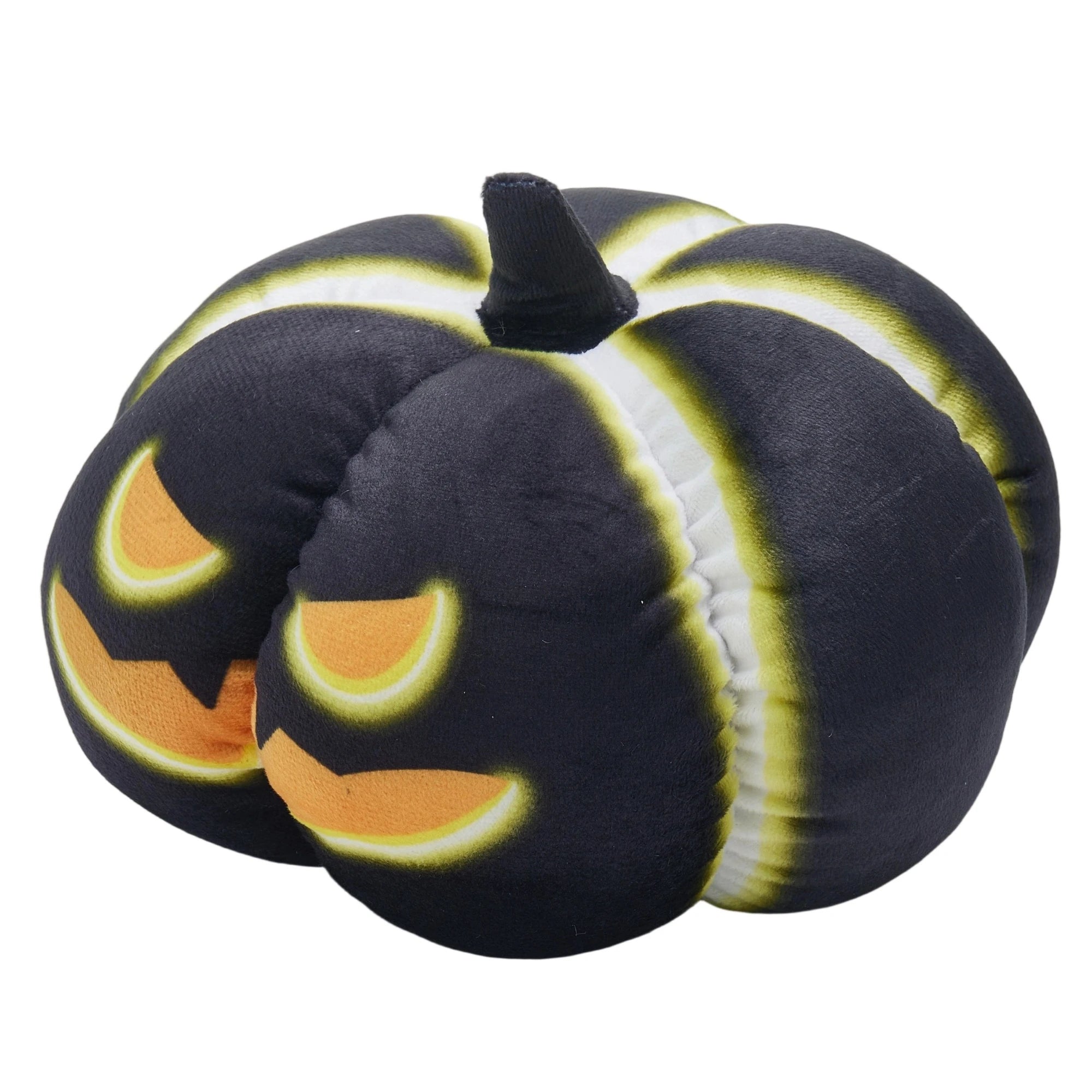 Spooky Halloween Throw Pillow with Scary Black Cat Design for Haunted Home Decor and Party Supplies