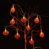 1.5M 10LED Halloween Pumpkin Lamp Skeletons Lights String Happy Halloween Decoration For Home Bar Halloween Party Decor Props