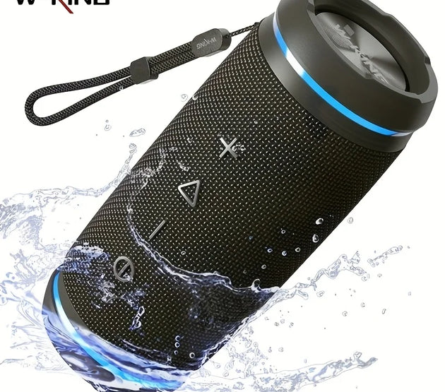 W-KING BT226 Portable Bluetooth Speaker Loud, 36W Extra Bass,360° Surround Hi-Fi Sound,24H Playtime,BT5.4, IPX6 Waterproof
