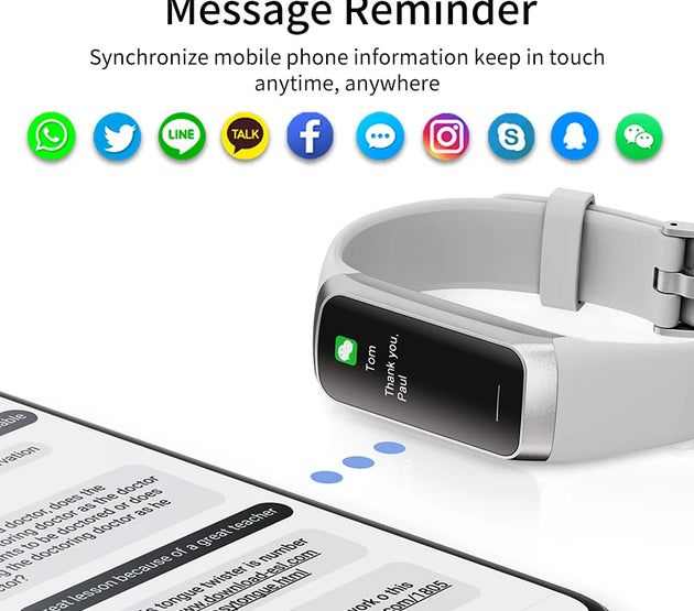 LIGE 1.1 inch Amoled Smart Watch Smartwatch Band Women Heart Rate Monitoring Waterproof men Smart Bracelet Sport Fitness Tracker