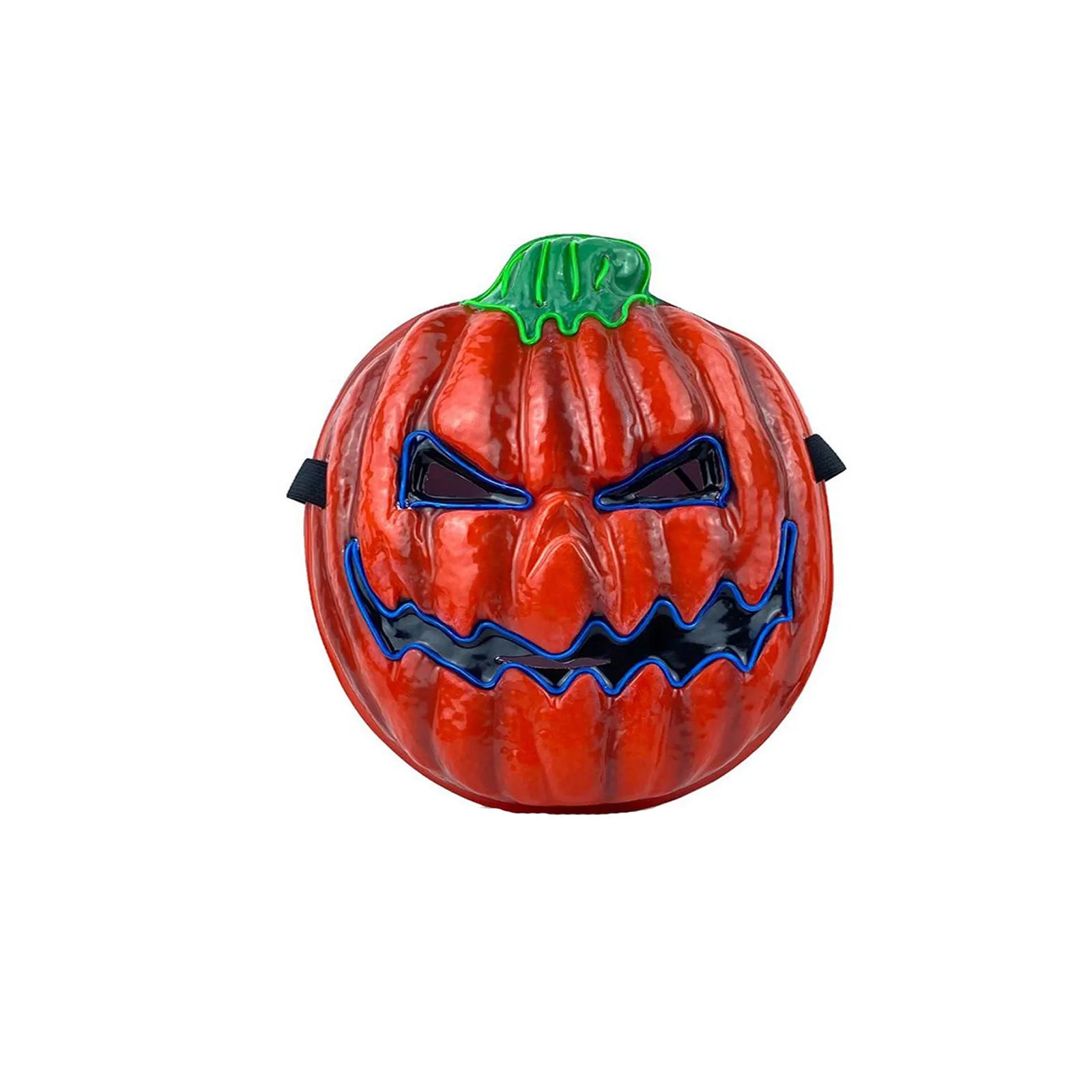 Halloween Funny Pumpkin Head Mask Led Luminous Horror Scary Mask Festival Role Play School Carnival Party Masquerade Full Face
