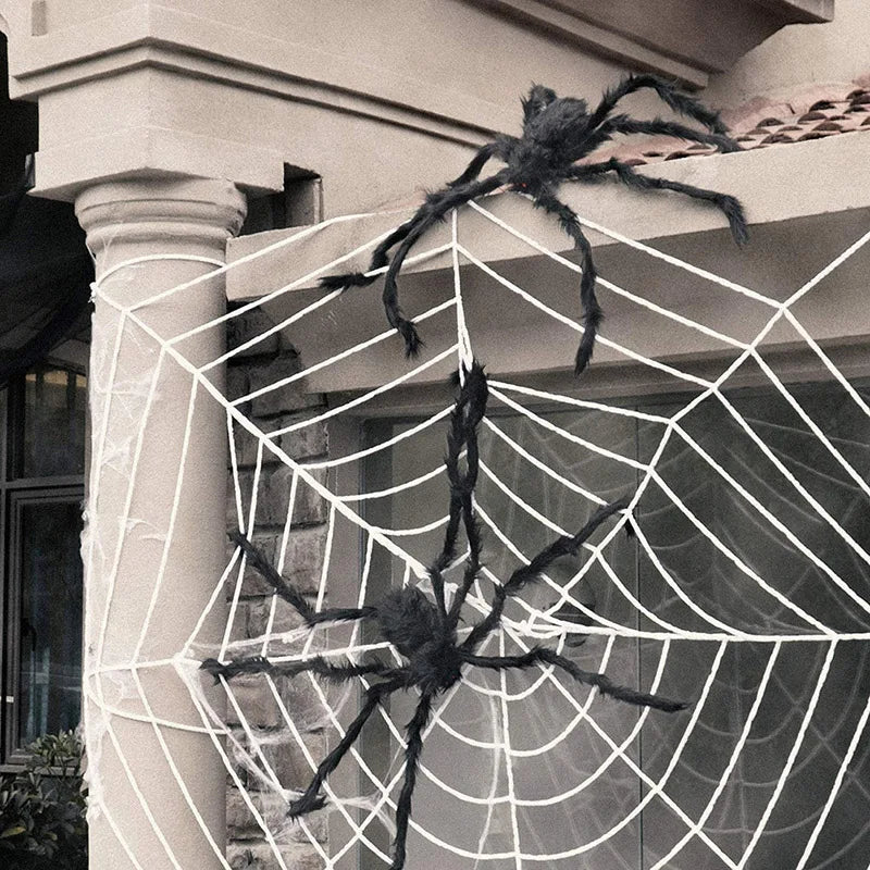 Halloween Decorations Large Hairy Spider Halloween Decor Outside Huge Fake Spider Props for Yard Lawn Haunted Houses Decoration