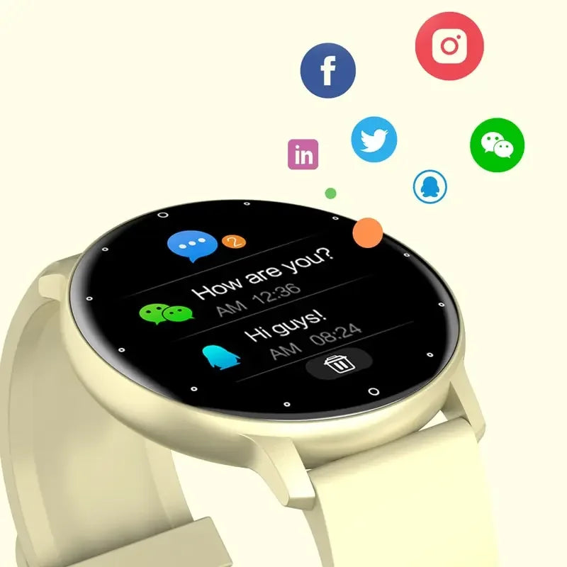 LIGE 2025 Smart Watch Women Men Lady Gift Sport Fitness Watches Heart Rate Monitor Waterproof Smartwatch For Xiaomi Android IOS