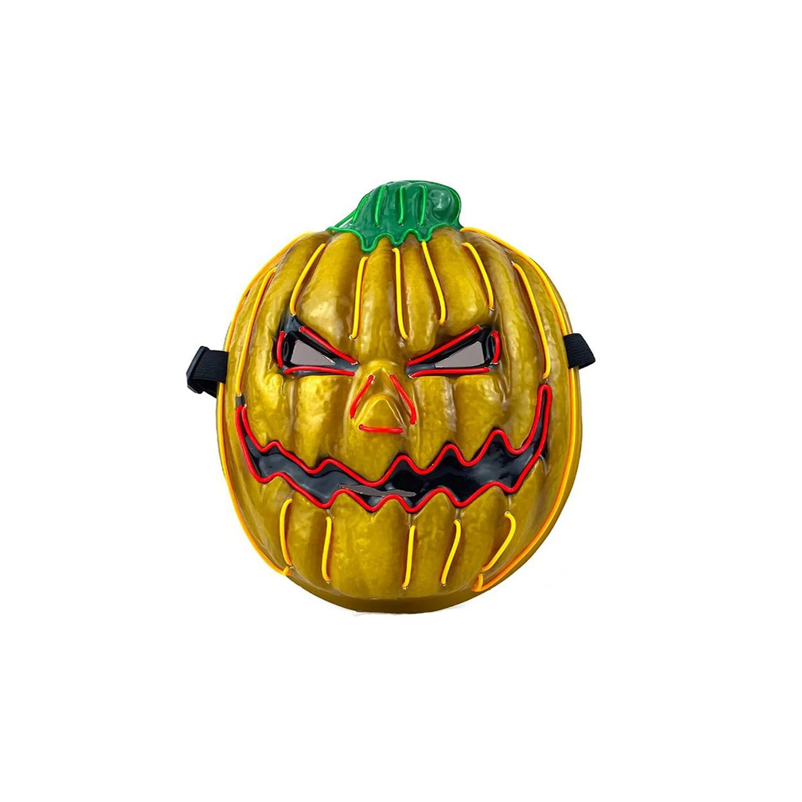 Halloween Funny Pumpkin Head Mask Led Luminous Horror Scary Mask Festival Role Play School Carnival Party Masquerade Full Face