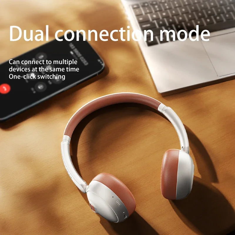 Acer OHW111 Y2K Bluetooth Headphone -45dB BT-5.4 INS Retro Style Headsets 70H Playtime Over Ear Retro Ins Style Deck Earphones