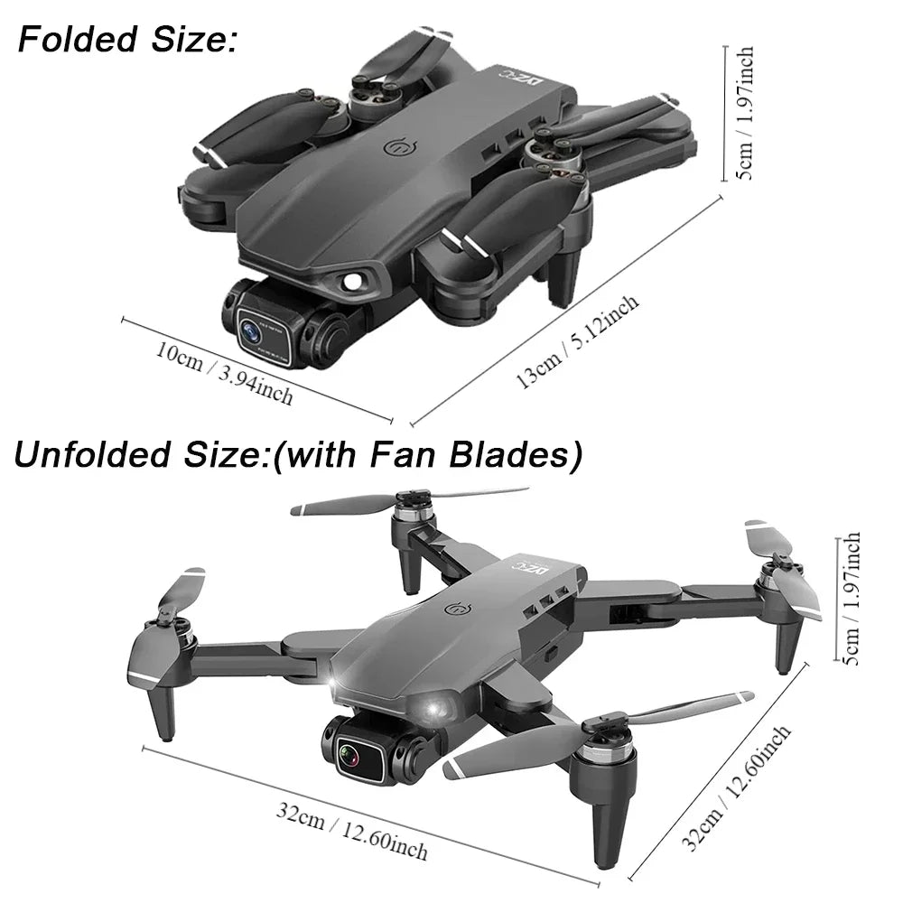 L900 Pro 4K Drone with 5G GPS HD Dual Camera Brushless Motor Foldable Quadcopter 1.2KM Range Ideal for Aerial Photography