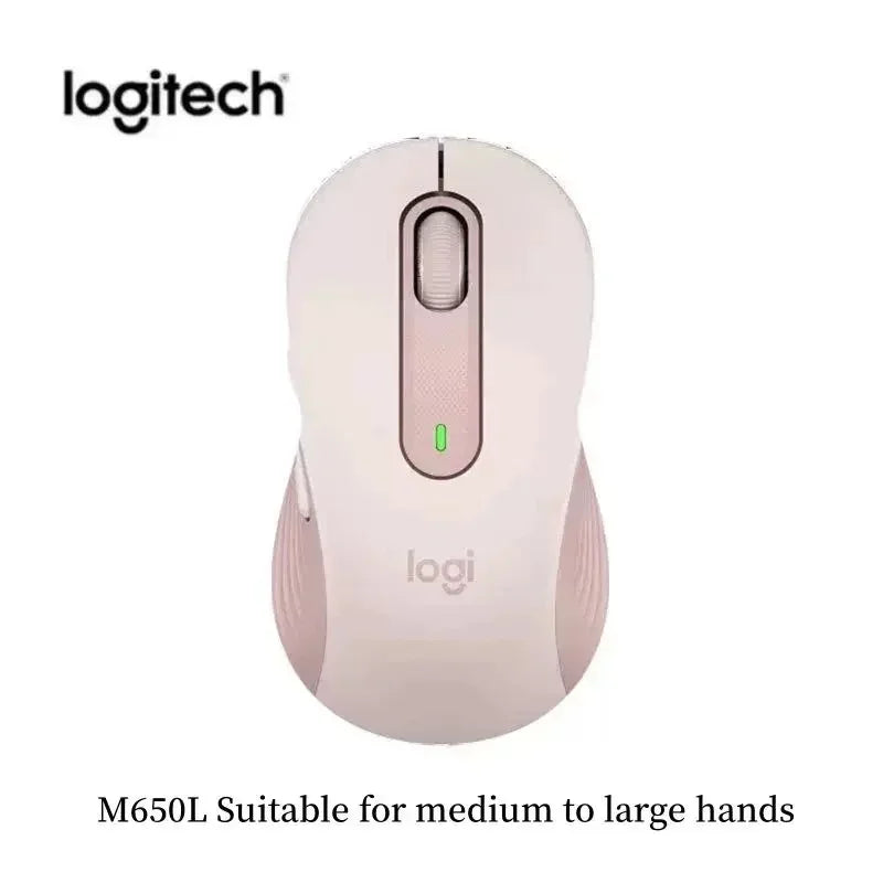 Logitech 650L Wireless Bluetooth Silent Mouse Office laptop sensor technology Advanced optical programmable button mouse, red
