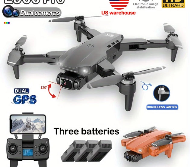 L900 Pro 4K Drone with 5G GPS HD Dual Camera Brushless Motor Foldable Quadcopter 1.2KM Range Ideal for Aerial Photography
