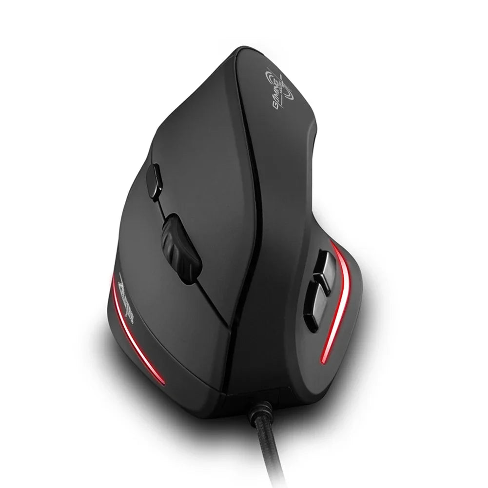 ZELOTES C-18 11 Buttons USB Wired 10000DPI RGB Optical Gaming Vertical Mouse