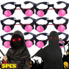 1/5pcs Halloween Horror Red Eye Glasses Led Glowing Glasses Scary Horror Eyewear Cosplay Party Funny Luminous Glasses Props