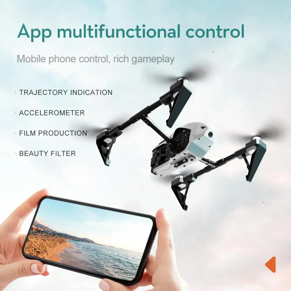 Stable Flight Drone High-quality Remote Control Drone with 6k Camera Brushless Motor for Kids Adults Foldable for Beginners