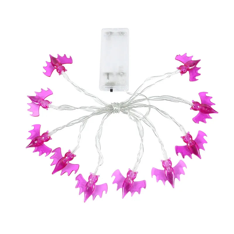 1.5M 10LED Halloween Pumpkin Lamp Skeletons Lights String Happy Halloween Decoration For Home Bar Halloween Party Decor Props