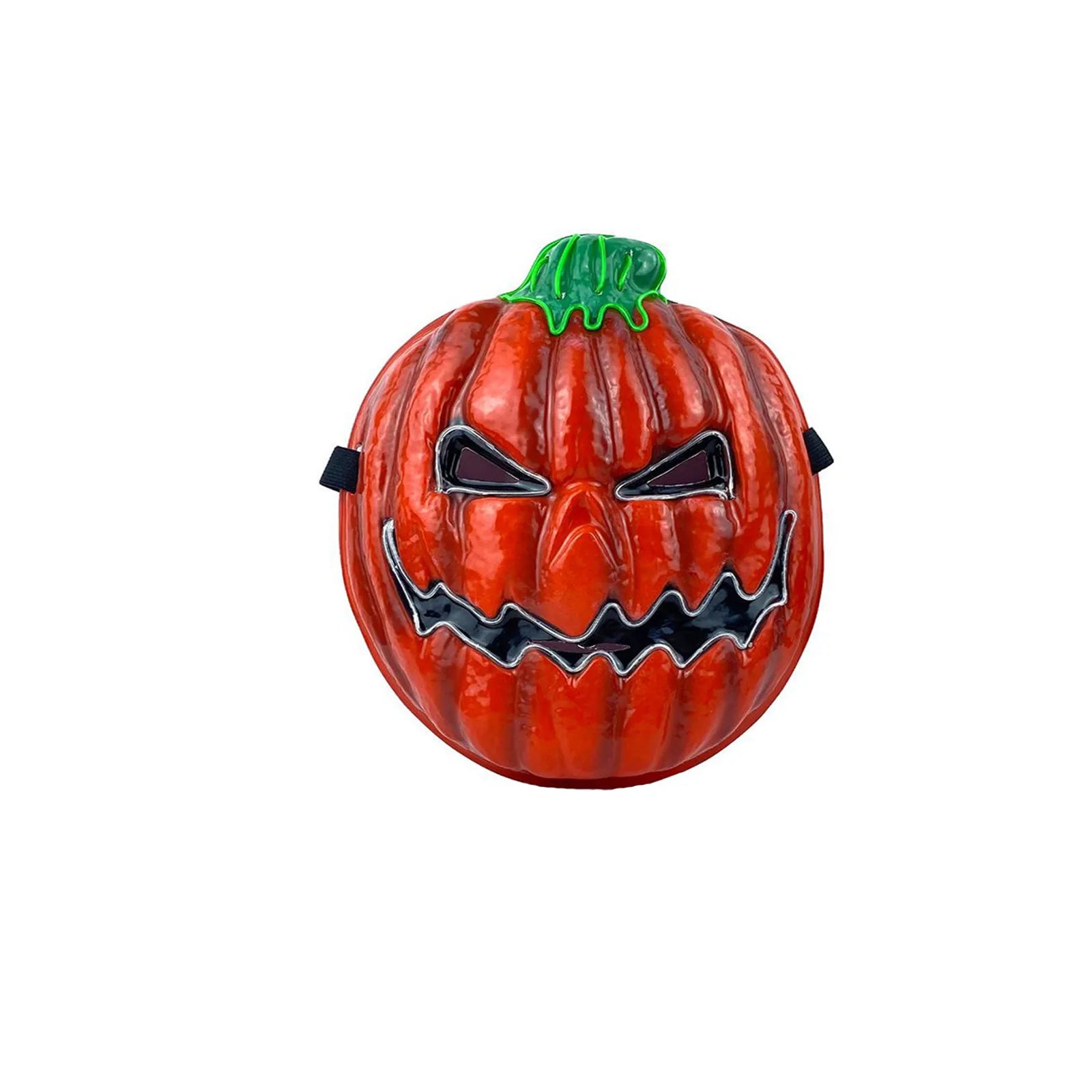 Halloween Funny Pumpkin Head Mask Led Luminous Horror Scary Mask Festival Role Play School Carnival Party Masquerade Full Face