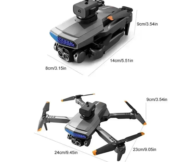 New D6 8K Drone Professional HD Dual Camera Optical Flow Localization Obstacle Avoidance WIFI FPV RC Foldable Quadcopter Toys