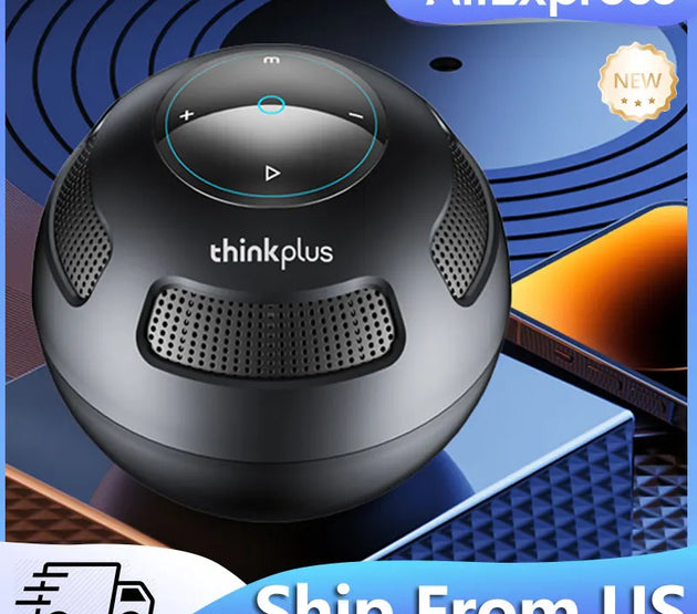 Ship From US Lenovo Bluetooth Speaker Portable Outdoor Long Endurance Home Music Player HiFi Stereo Surround Sound Box TS5